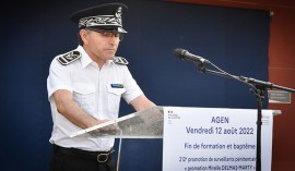 Cérémonie de fin de formation de la 212ème promotion de surveillants