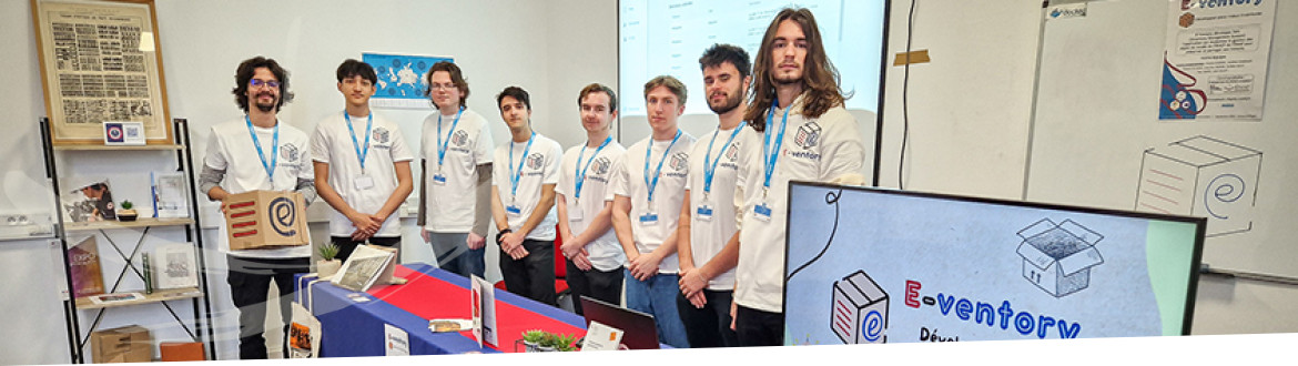 Une Collaboration Fructueuse entre l'ESIEA et l'ÉNAP : Présentation de l'application 'e-ventory' lors du « Tech Day »