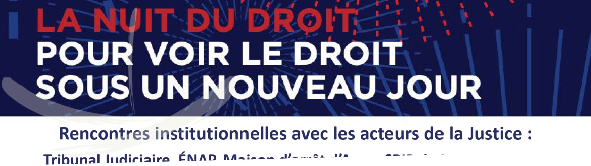 Affiche nuit du droit