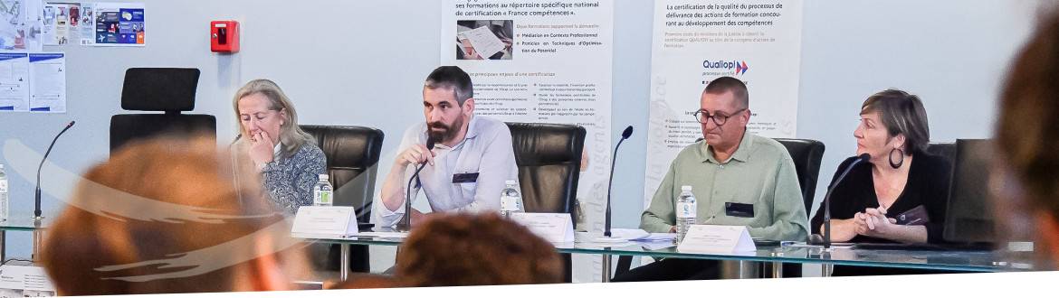 Regroupement des médiateurs en contexte professionnel