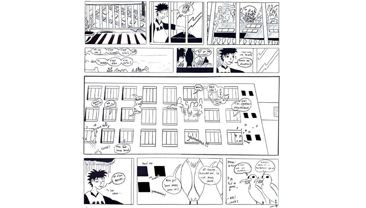 Histoire - Parcours virtuels. L'art en prison - Les arts plastiques, bande dessinée