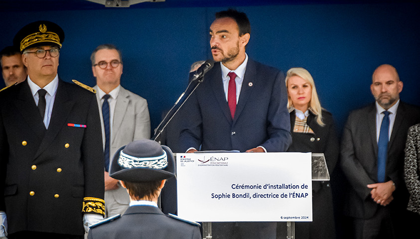 Cérémonie d'installation de Sophie Bondil