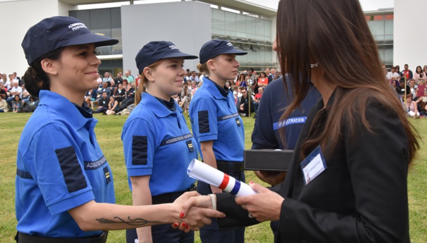 Cérémonie de fin de formation et de baptême de la 195ème promotion de surveillants, de la 22ème promotion de lieutenants, et de la 22ème promotion de lieutenants  - liste d’aptitude