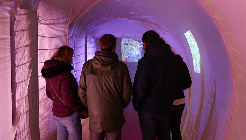 L’installation éphémère « Le cercle des fées »