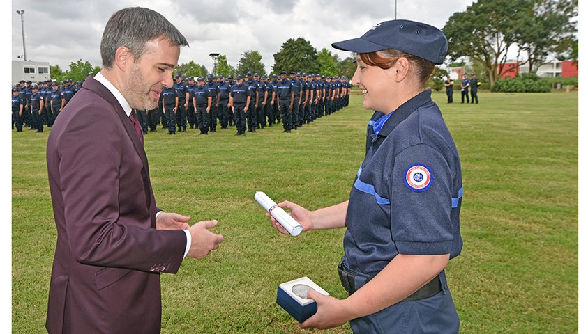 Rassemblement de fin de formation et baptême de la 203e promotion d’élèves surveillants, « Promotion Engagement »