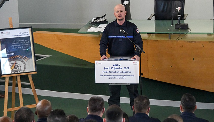 Fin de formation de la 209e promotion d’élèves surveillants – Promotion « Humilité »