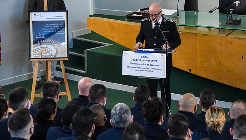 Fin de formation de la 209e promotion d’élèves surveillants – Promotion « Humilité »