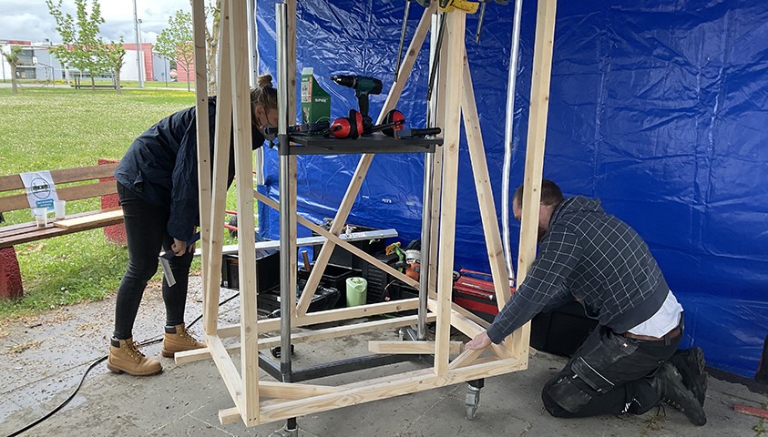 Résidence artistique du Collectif CANCAN à l’Énap