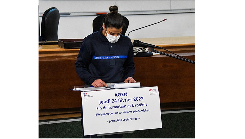 Fin de formation de la 210e promotion d’élèves surveillants – Promotion « Louis Perrot » 