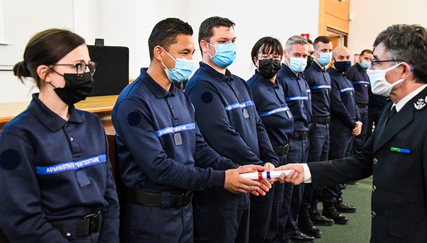 Fin de formation de la 210e promotion d’élèves surveillants – Promotion « Louis Perrot » 