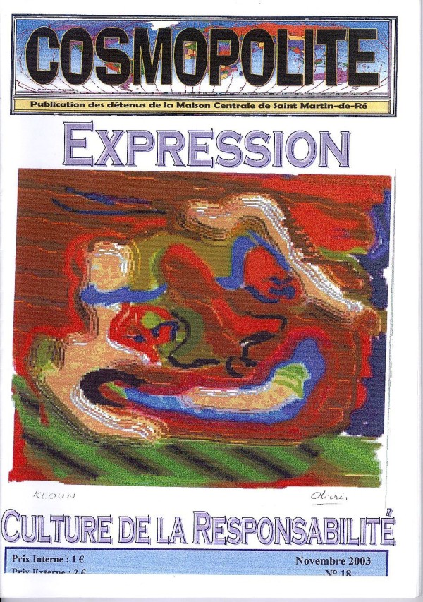 Histoire. L'art en prison. Les arts littéraires - les journaux