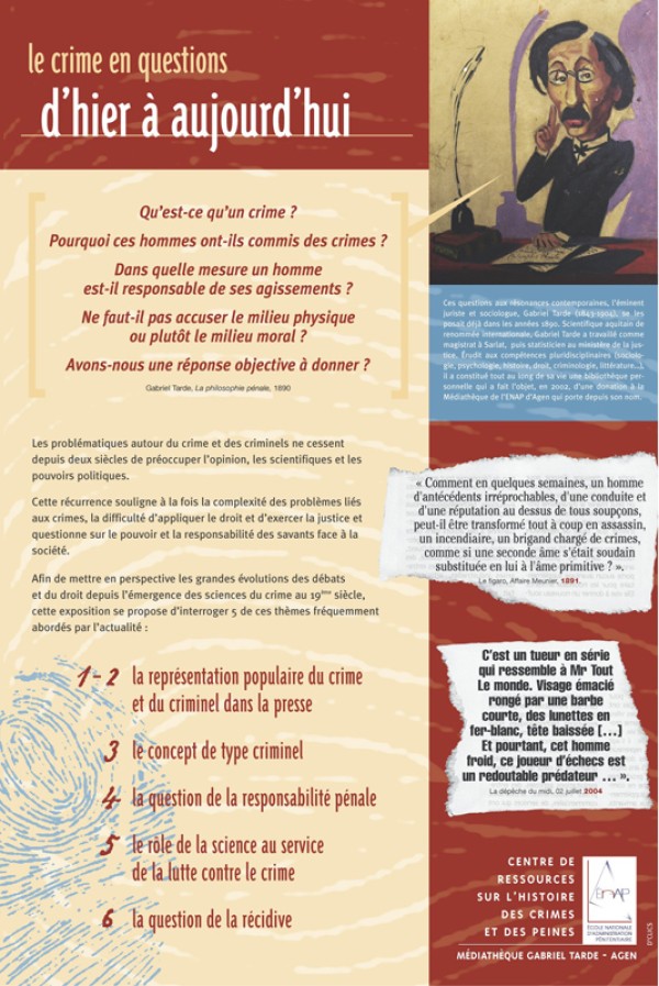 Enap. Expo : le crime en questions, d'hier à aujourd'hui