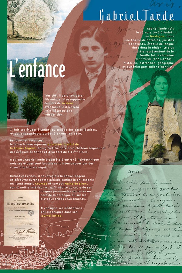 Gabriel Tarde, l'enfance